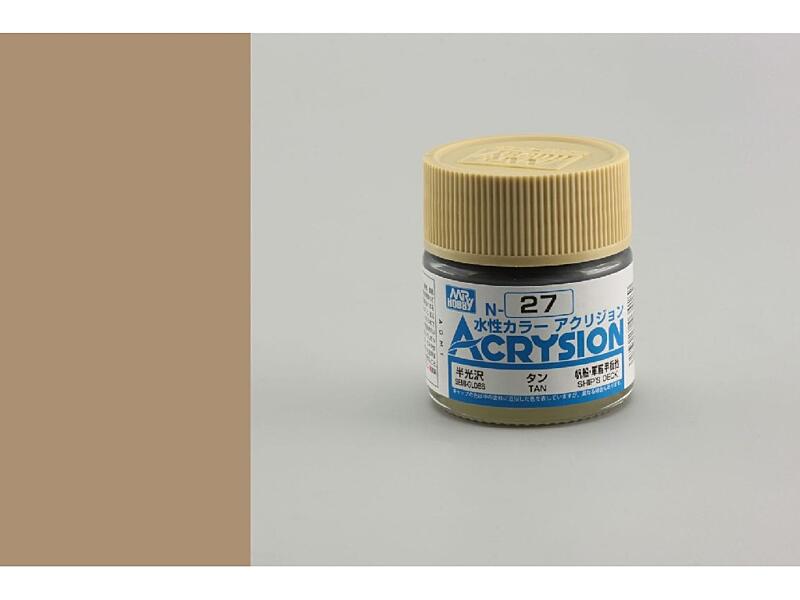 Gunze - Acrysion - N027 - Tan - Žlutohnědá 10ml
