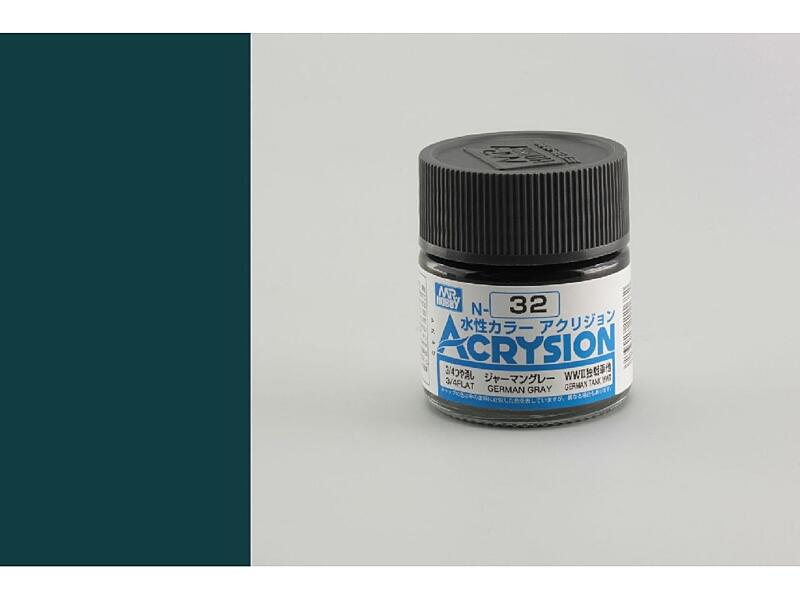 Gunze - Acrysion - N032 - German Gray - Německá šedá 10ml