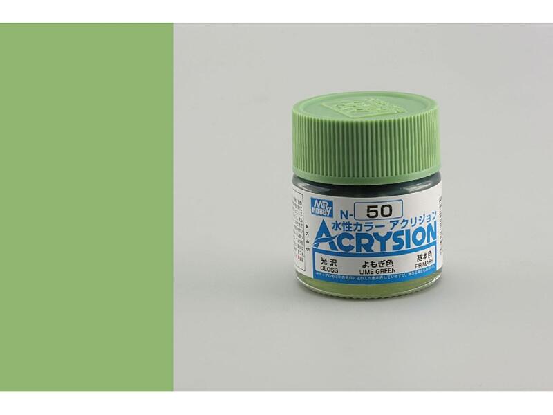 Gunze - Acrysion - N050 - Lime Green - Citrónově zelená 10ml