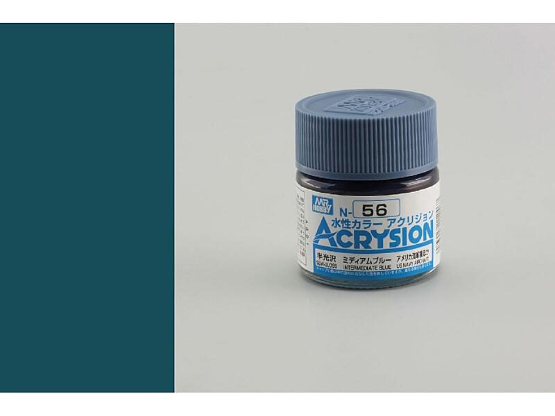 Gunze - Acrysion - N056 - Intermediate Blue - Přechodová modrá 10ml