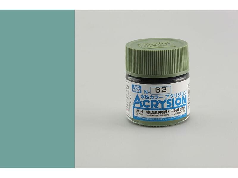 Gunze - Acrysion - N062 - IJN Gray Green (Nakajima) - IJA Šedá 10ml