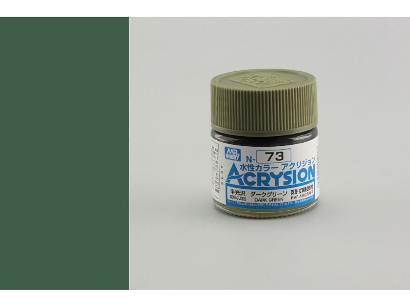 Gunze - Acrysion - N073 - Dark Green - Tmavě zelená 10ml