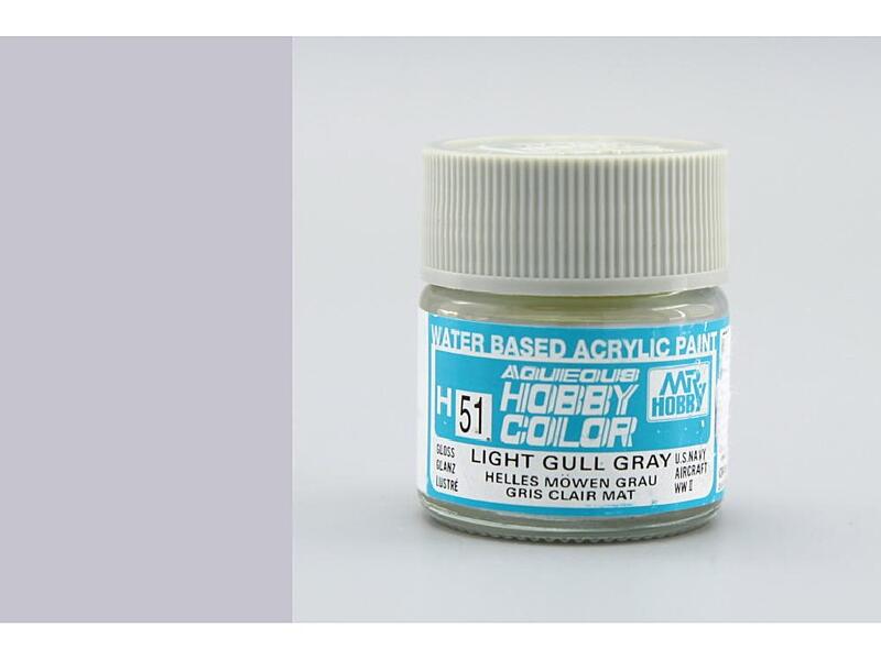 Gunze - Aqueous - H051 - Light Gull Gray - Racčí šedá 10ml