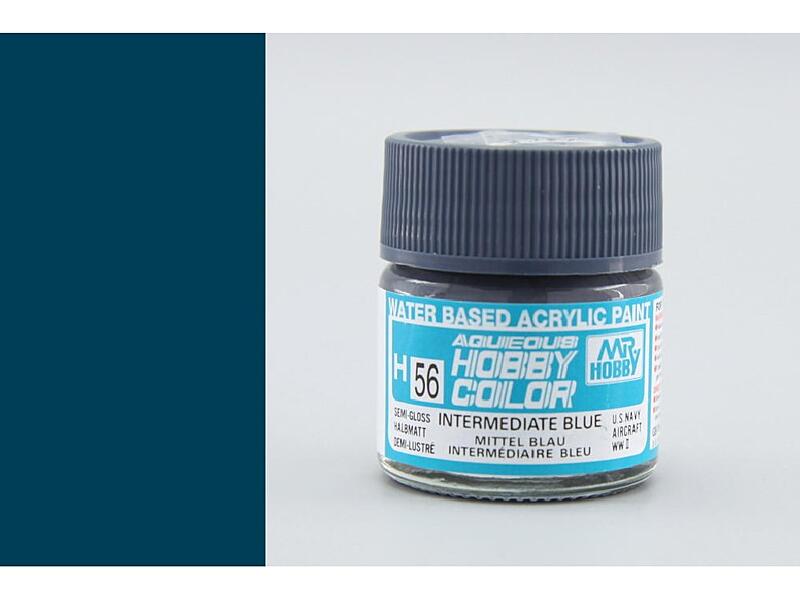 Gunze - Aqueous - H056 - Intermediate Blue - Přechodová modrá 10ml