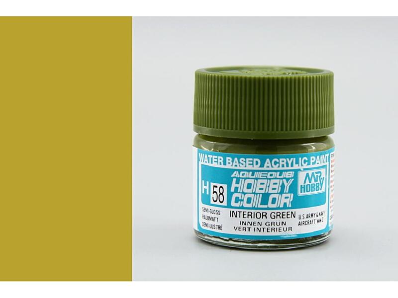 Gunze - Aqueous - H058 - Interior Green - Interiérová zelená 10ml