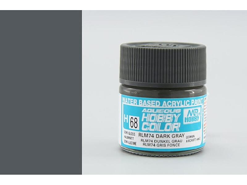 Gunze - Aqueous - H068 - RLM74 Dark Gray - Tmavě šedá 10ml