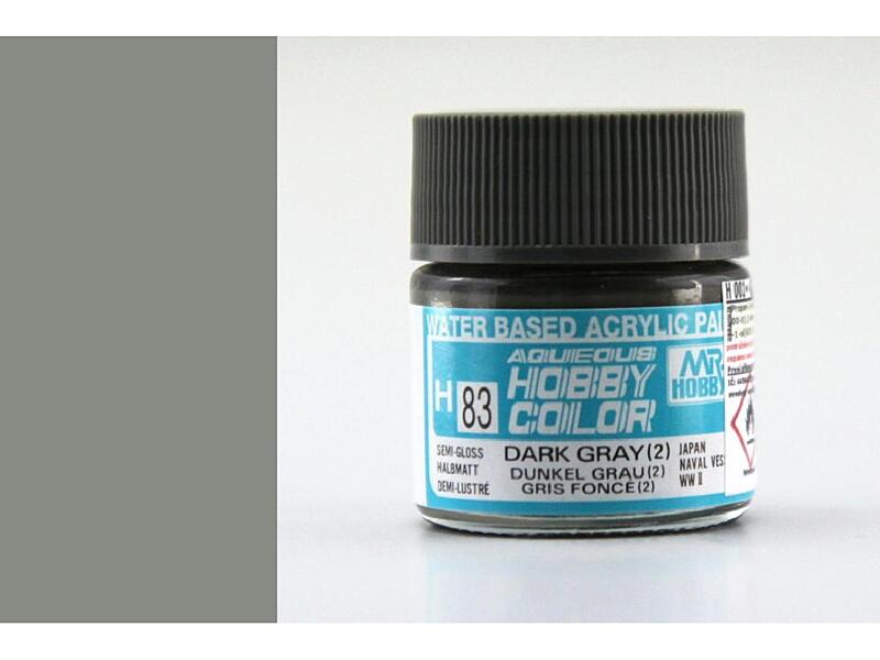 Gunze - Aqueous - H083 - Dark Gray (2) - Tmavě šedá(2) 10ml
