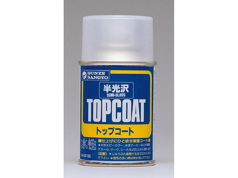 Gunze - B502 - Mr.Top Coat Semi-Gloss - Pololesklý lak 86ml