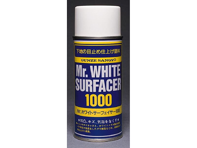 Gunze - B511 - Mr.White Surfacer 1000 - Stříkací tmel bílý 170ml
