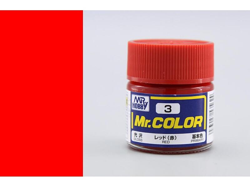 Gunze - Mr.Color - C003 - Red - Červená 10ml