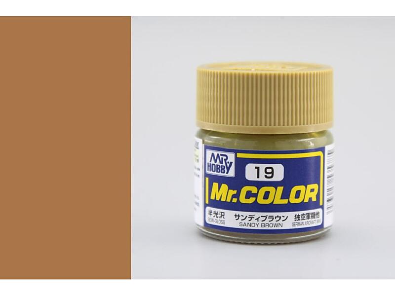 Gunze - Mr.Color - C019 - Sandy Brown - Pískově hnědá 10ml