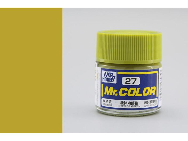 Gunze - Mr.Color - C027 - Interior Green - Interiérová zelená 10ml