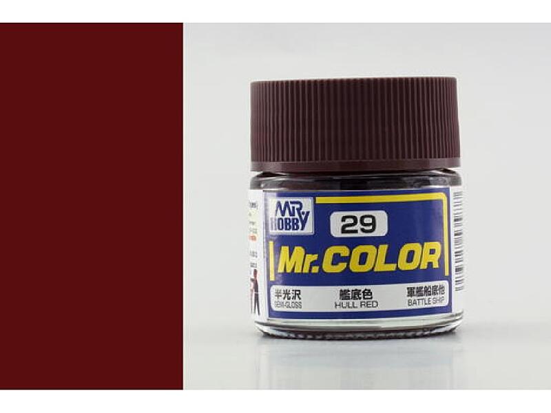 Gunze - Mr.Color - C029 - Hull Red - Lodní červená 10ml