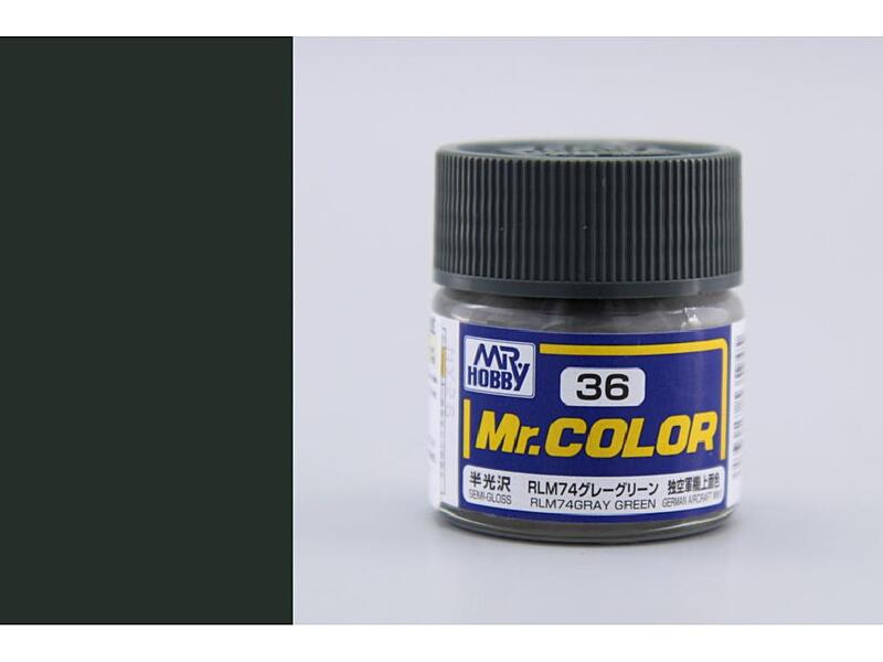 Gunze - Mr.Color - C036 - RLM74 Gray Green - Šedo zelená 10ml