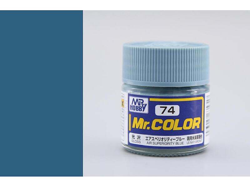 Gunze - Mr.Color - C074 - Air Superiority Blue - Modrá 10ml