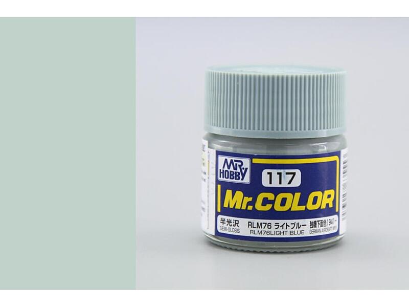 Gunze - Mr.Color - C117 - RLM76 Light Blue - Světle modrá 10ml