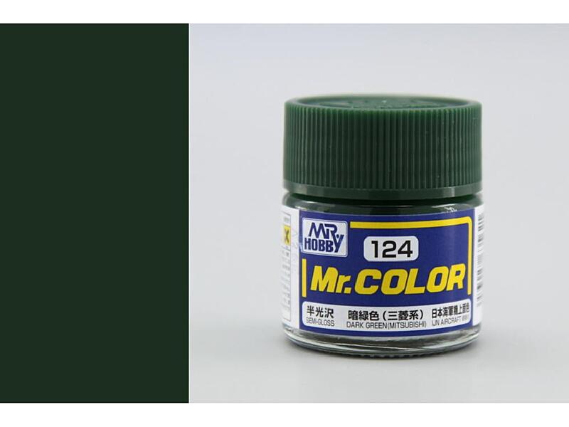 Gunze - Mr.Color - C124 - Dark Green (Mitsubishi) - Tmavě zelená 10ml