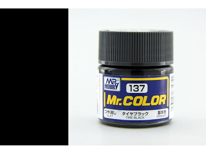 Gunze - Mr.Color - C137 - Tire Black - Černé pneumatiky 10ml