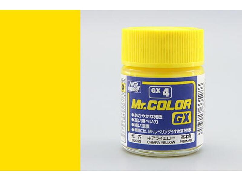 Gunze - Mr.Color GX - GX004 - Yellow - žlutá 18ml