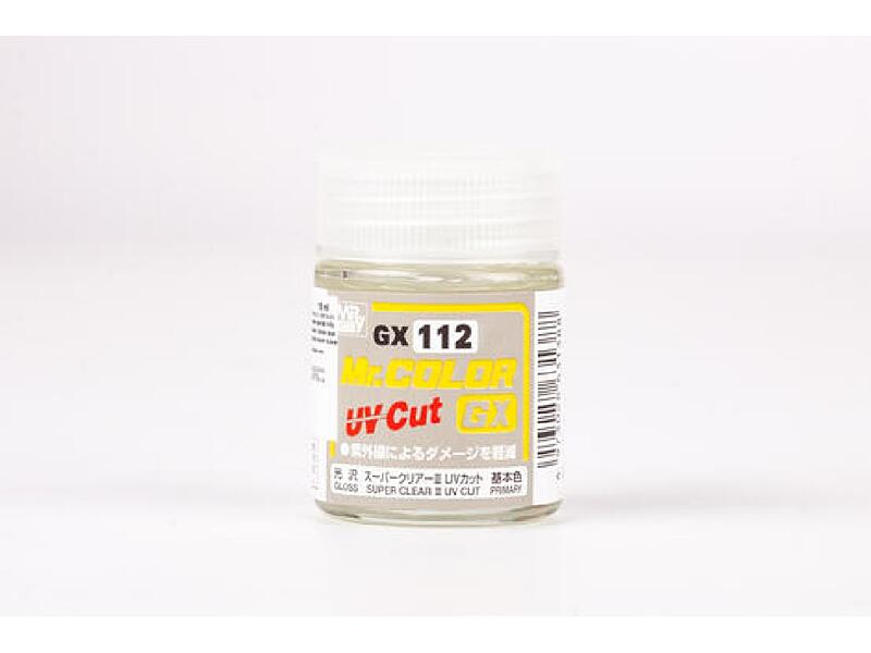Gunze - Mr.Color GX - GX112 - Super Clear III UV Lesklý lak 18ml