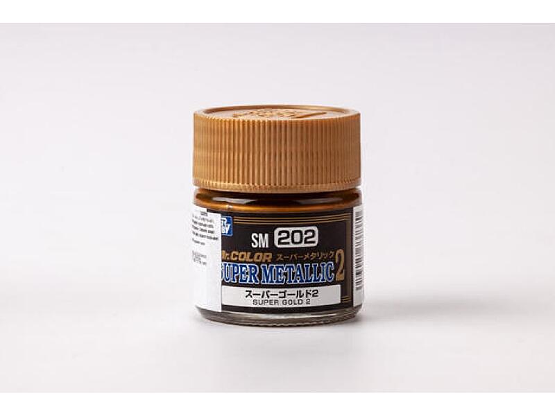 Gunze - Mr.Color - Super metalic - SM202 - Super Gold II 10ml