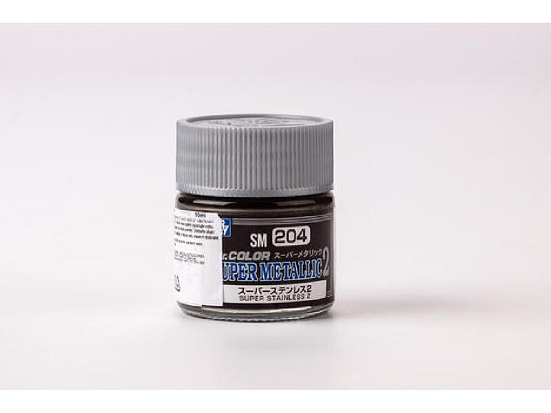 Gunze - Mr.Color - Super metalic - SM204 - Super Stainless II 10ml