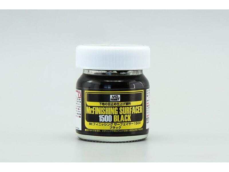 Gunze - SF288 - Mr.Finishing Surfacer 1500 Black - Stříkací tmel černý 40ml