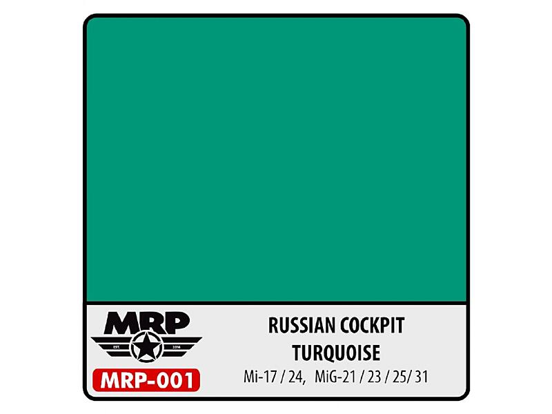 MR.Paint 001 Russia Turquoise Cockpit 30ml