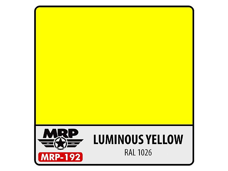 MR.Paint 192 Luminous Yellow RAL 1026 30ml
