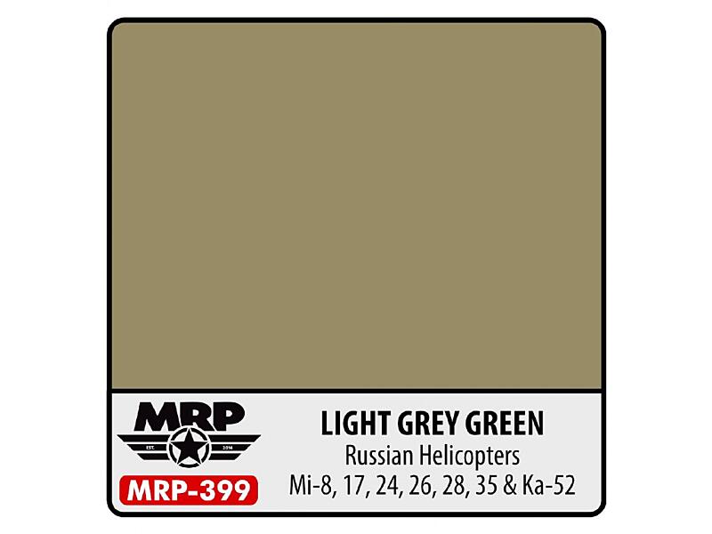 MR.Paint 399 Light Gray Green - Russian helicopters Mi-8,17,24,26,28,35, Ka-52 30ml