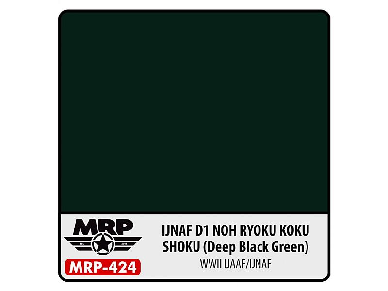 MR.Paint 424 IJNAF D1 Nohryokukokushoku (Deep Black Green) 30ml