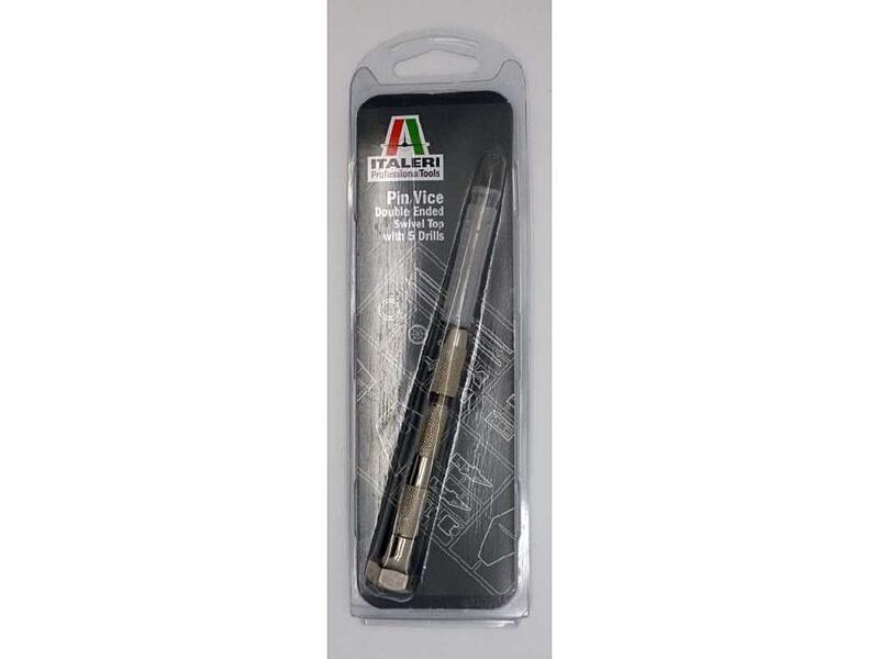 Italeri - Vrtací set Pin Vice + 5 vrtáků 50831