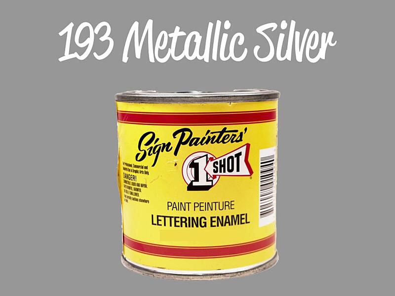 One Shot Metallic Silver 118 ml