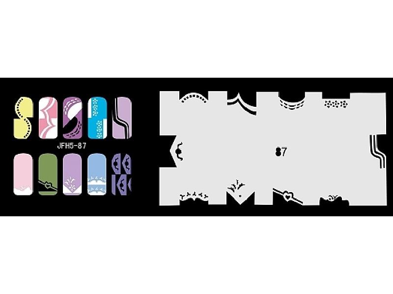 Šablona na nehty (airbrush nail art) JFH05-087