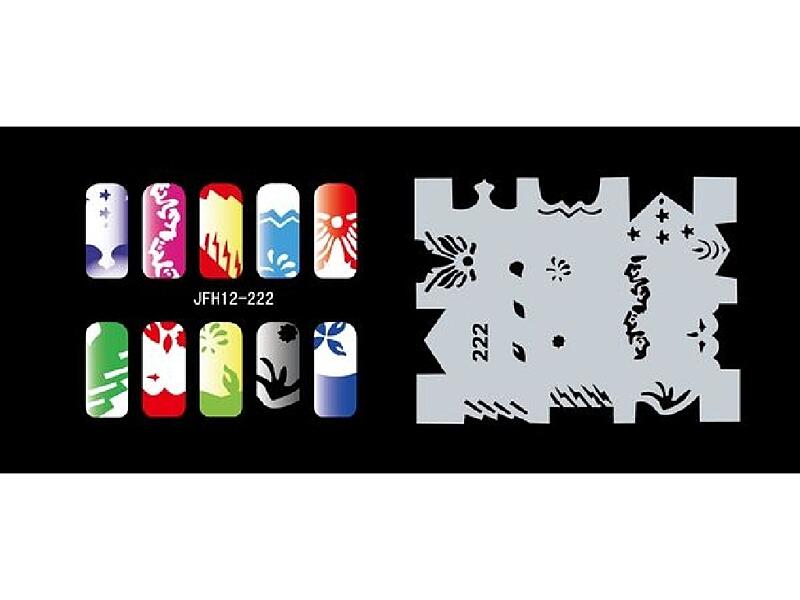 Šablona na nehty (airbrush nail art) JFH12-222