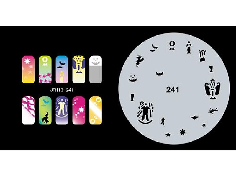 Šablona na nehty (airbrush nail art) JFH13-241