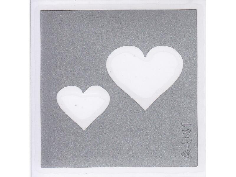 Šablona pro třpytivé tetování  A041