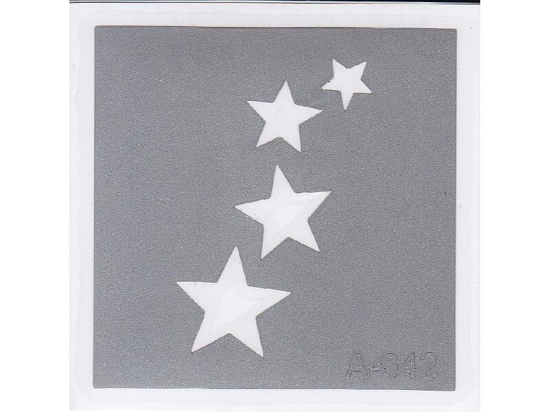 Šablona pro třpytivé tetování  A042