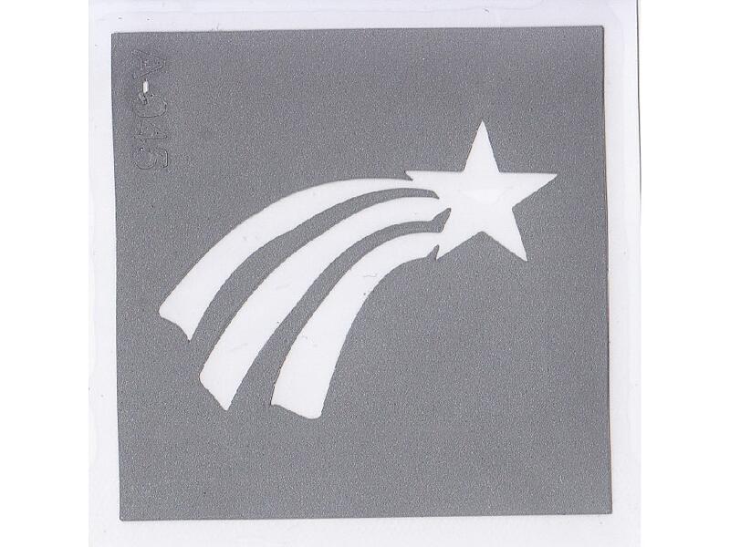 Šablona pro třpytivé tetování  A045