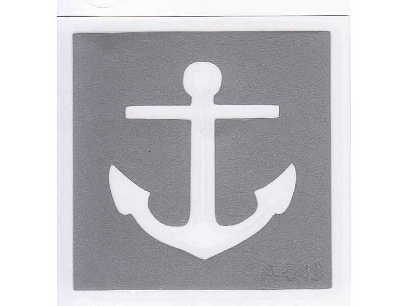 Šablona pro třpytivé tetování  A049