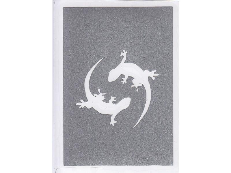 Šablona pro třpytivé tetování  B013