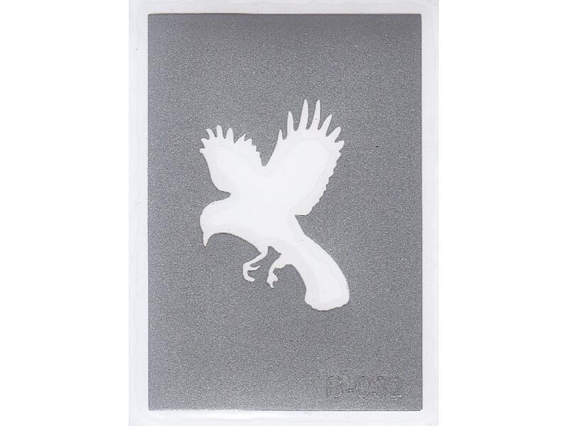 Šablona pro třpytivé tetování  B032