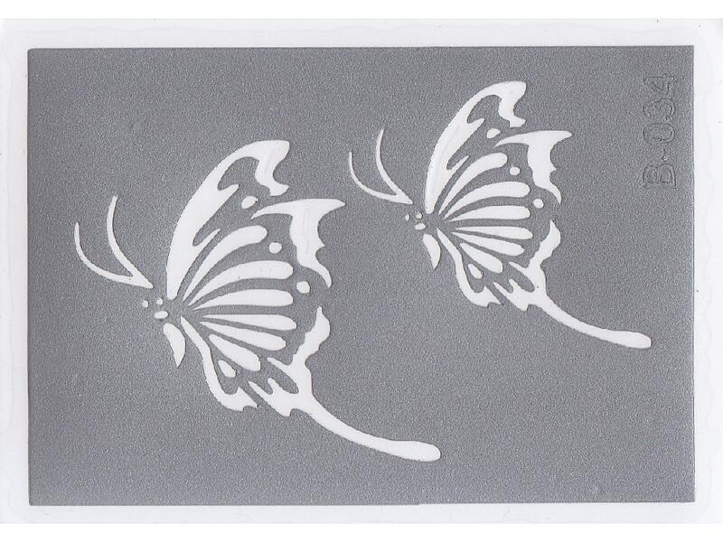 Šablona pro třpytivé tetování  B034