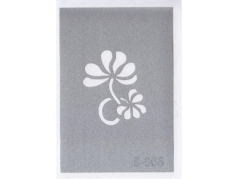 Šablona pro třpytivé tetování  B065