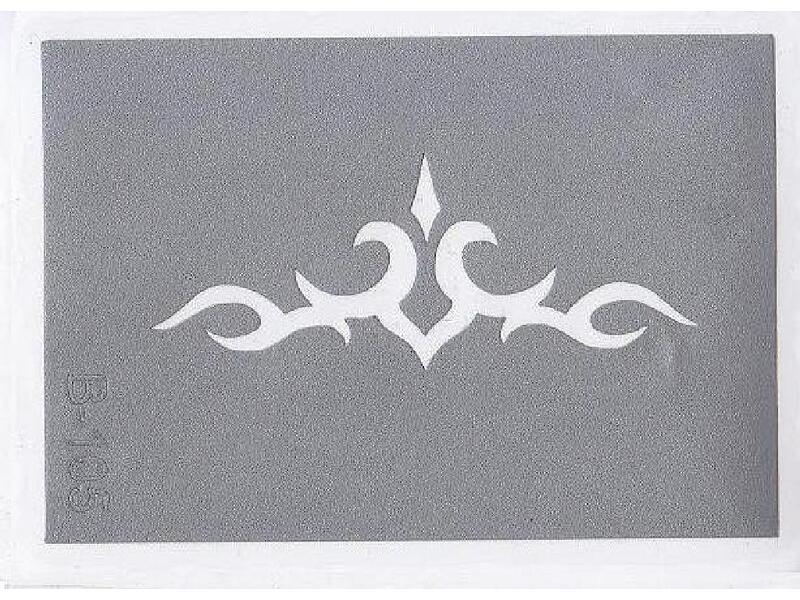 Šablona pro třpytivé tetování  B105