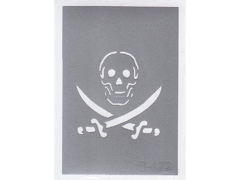 Šablona pro třpytivé tetování  B122