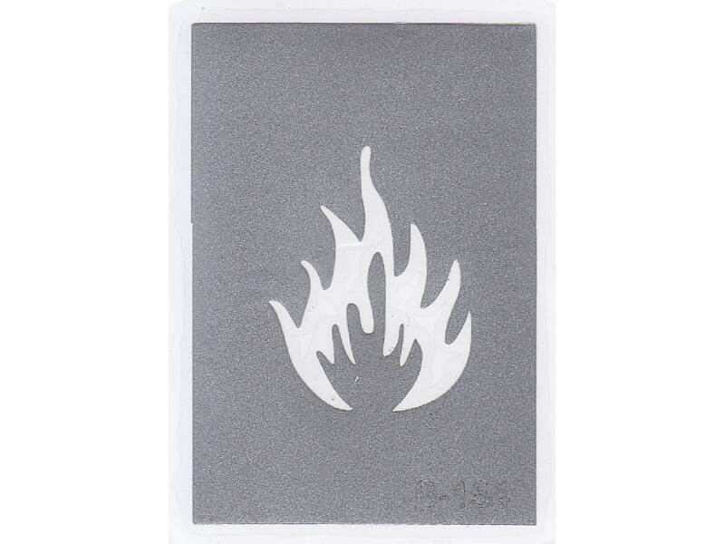 Šablona pro třpytivé tetování  B154