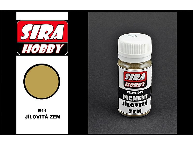 Síra hobby - Prachový pigment - Jílovitá zem
