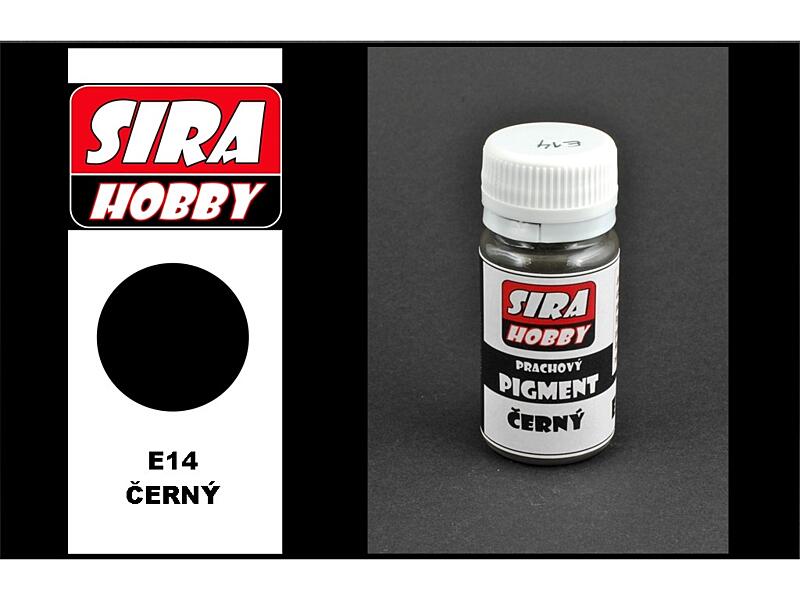 Síra hobby - Prachový pigment - Černý