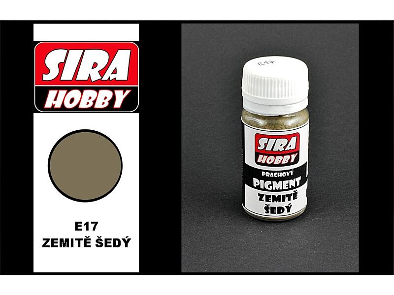 Síra hobby - Prachový pigment - Zemitě šedý